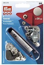 Prym - Naaivrije drukknopen zilver 20mm - 390 376