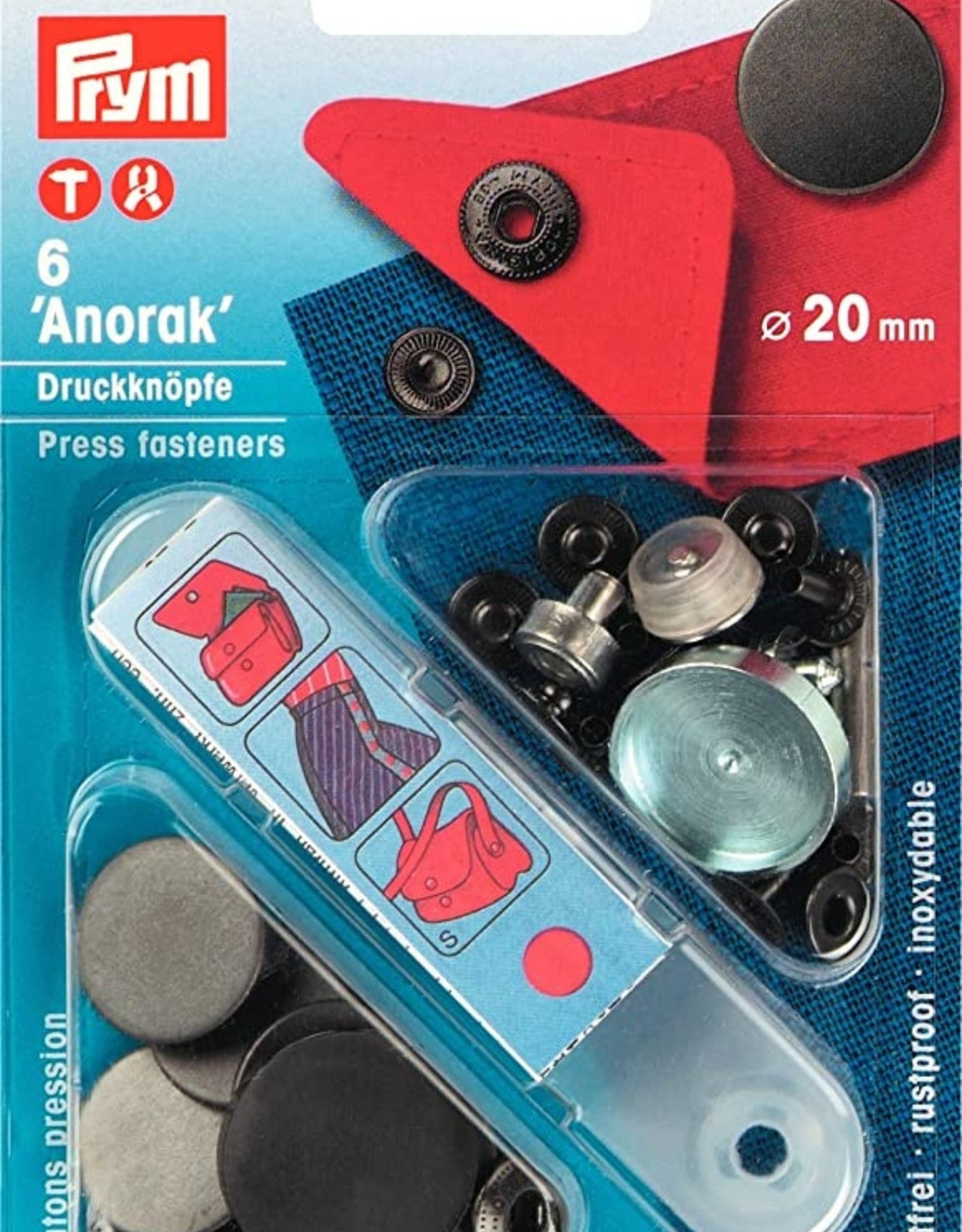 Prym - Naaivrije drukknopen brons 20mm - 390 377