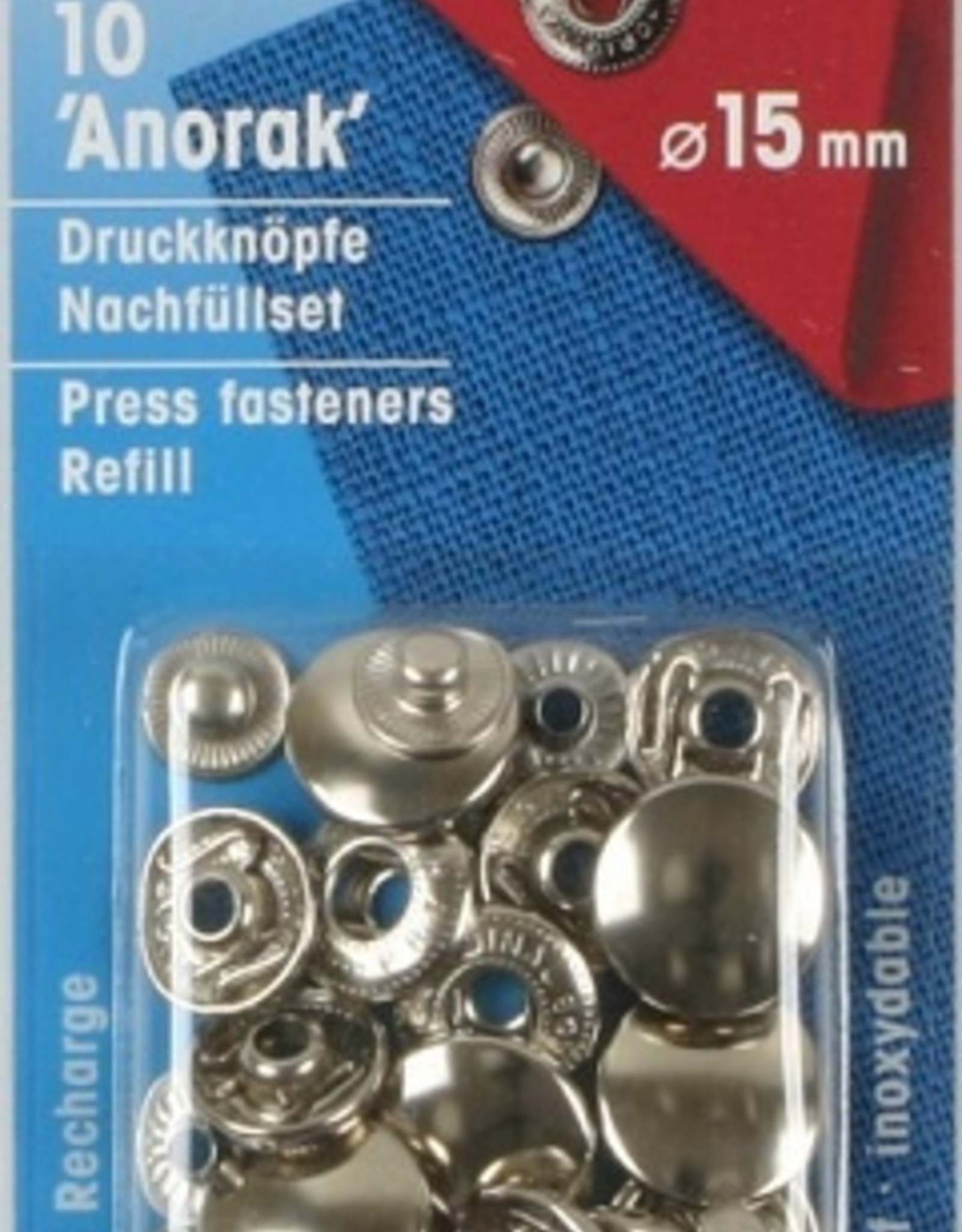 Prym - Navulling 15mm zilver - 390 321