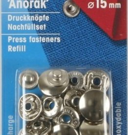 Prym - Navulling 15mm zilver - 390 321