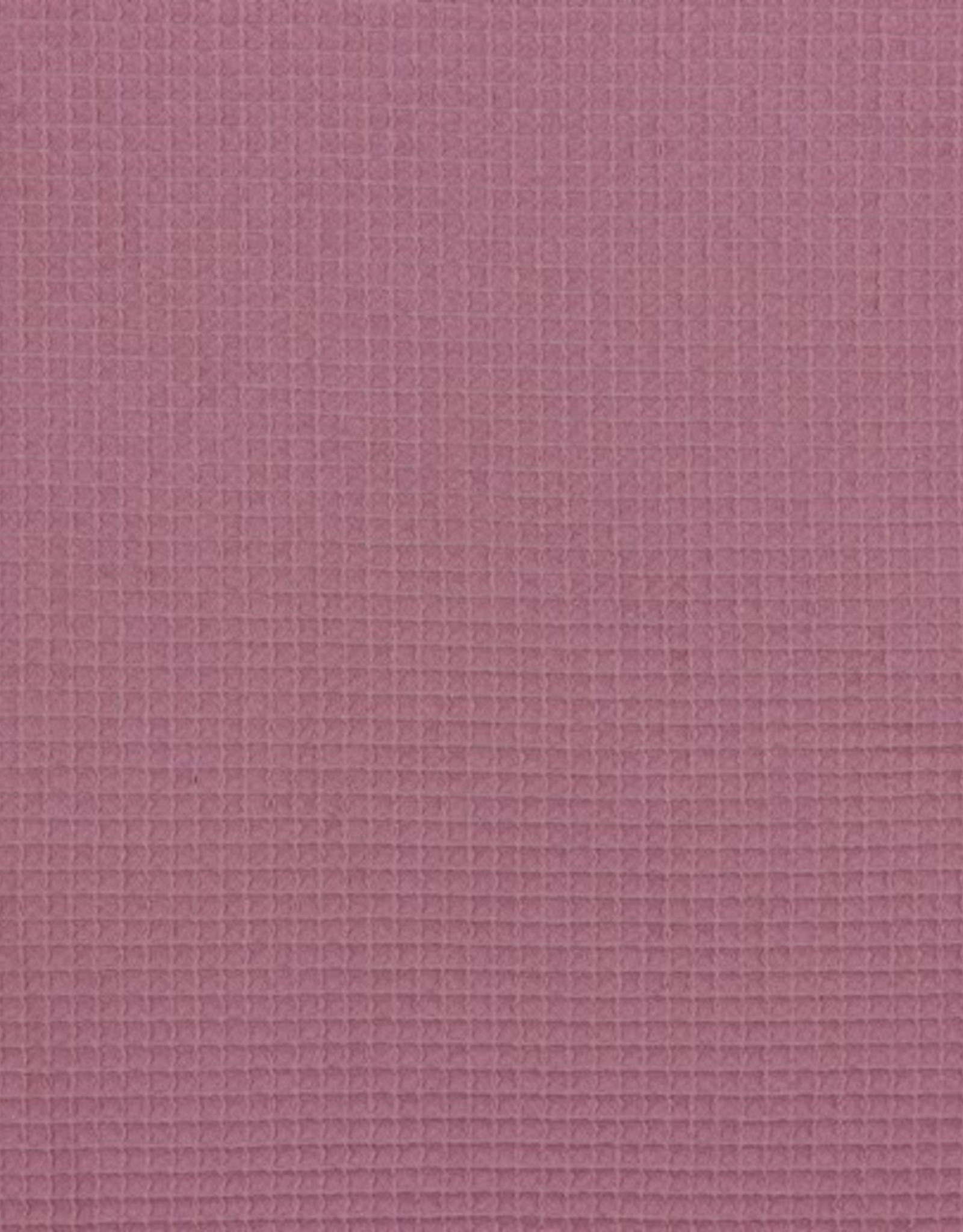Wafel katoen mauve