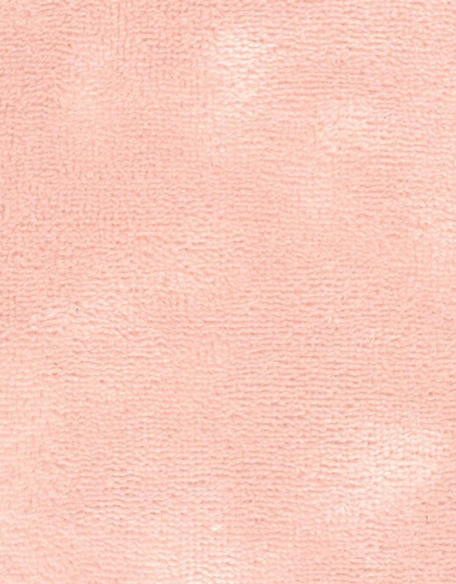 Bamboe micro terry badstof blush