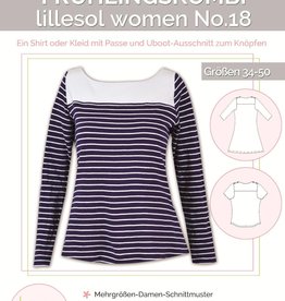 Voorjaarskleed en T-shirt vrouwen No 18