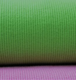 boordstof rib lime 45cm tubular