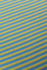 boordstof rib 3mm gestreept lime/turquoise 45cm tubular boordstof rib 3mm gestreept lime/turquoise 45cm tubular