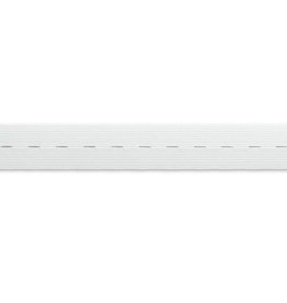 Prym - knoopsgatenelastiek gebroken wit - 956 251