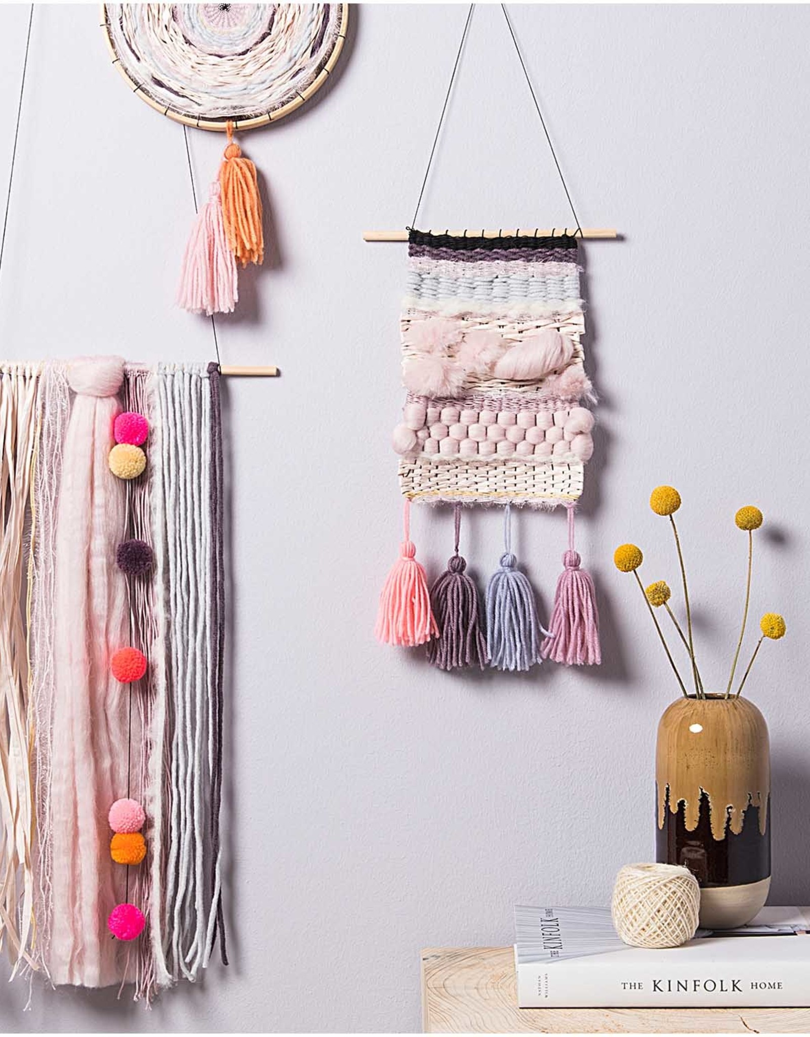 Pompon set neon - 24stuks