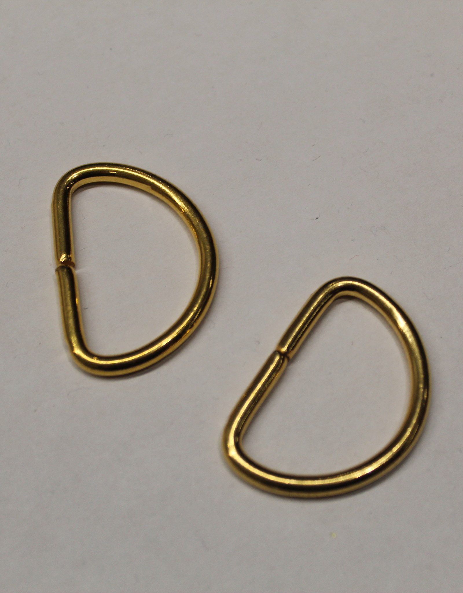 D-ring 20mm goud