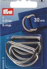 Prym Prym  - D-ringen 30mm zilver - 555 230