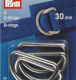 Prym Prym  - D-ringen 30mm zilver - 555 230