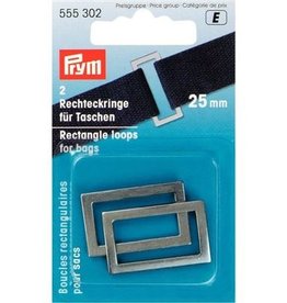 Rechthoeklussen voor tassen - 25mm - 555 302