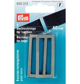 Rechthoeklussen voor tassen - 40mm - 555 312