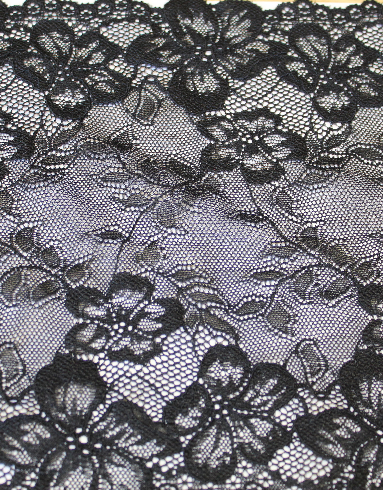 Elastisch kant zwart 220mm