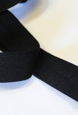 Lingerie elastiek  vouwtresse 20mm zwart