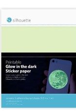 Silhouette printable Glow in te Dark sticker paper