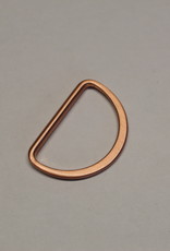D-ring 40mm koper roségoud  - per stuk