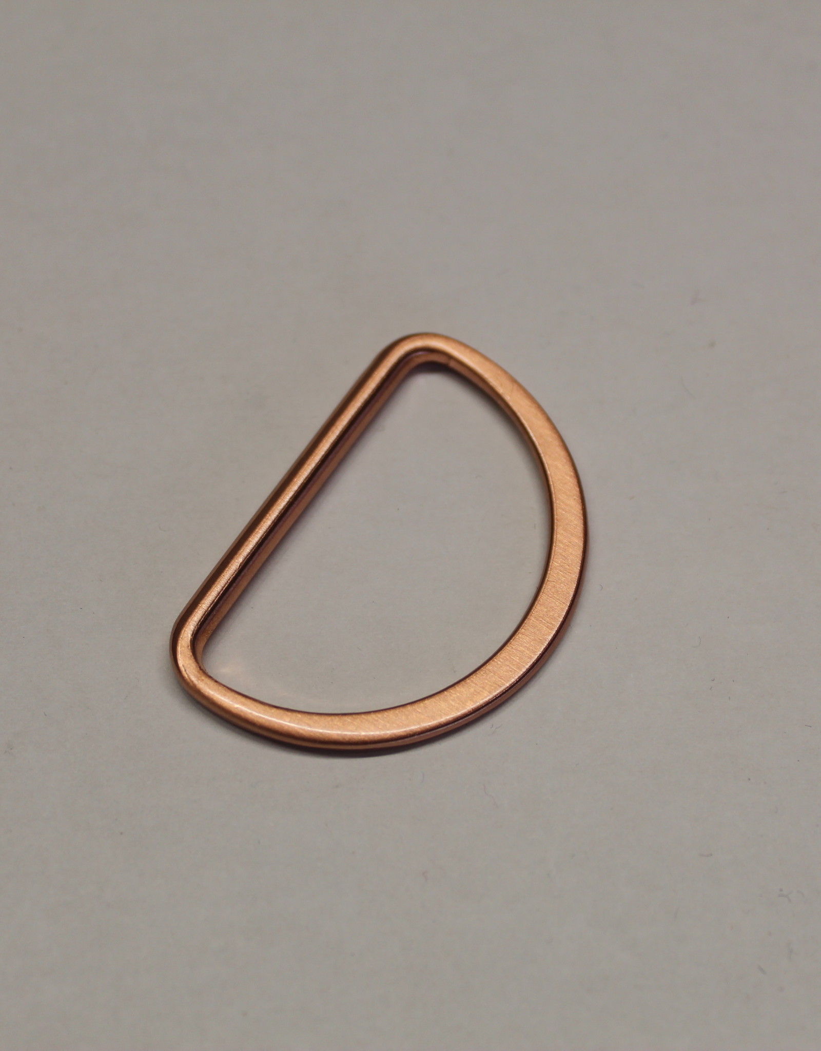 D-ring 40mm koper roségoud  - per stuk