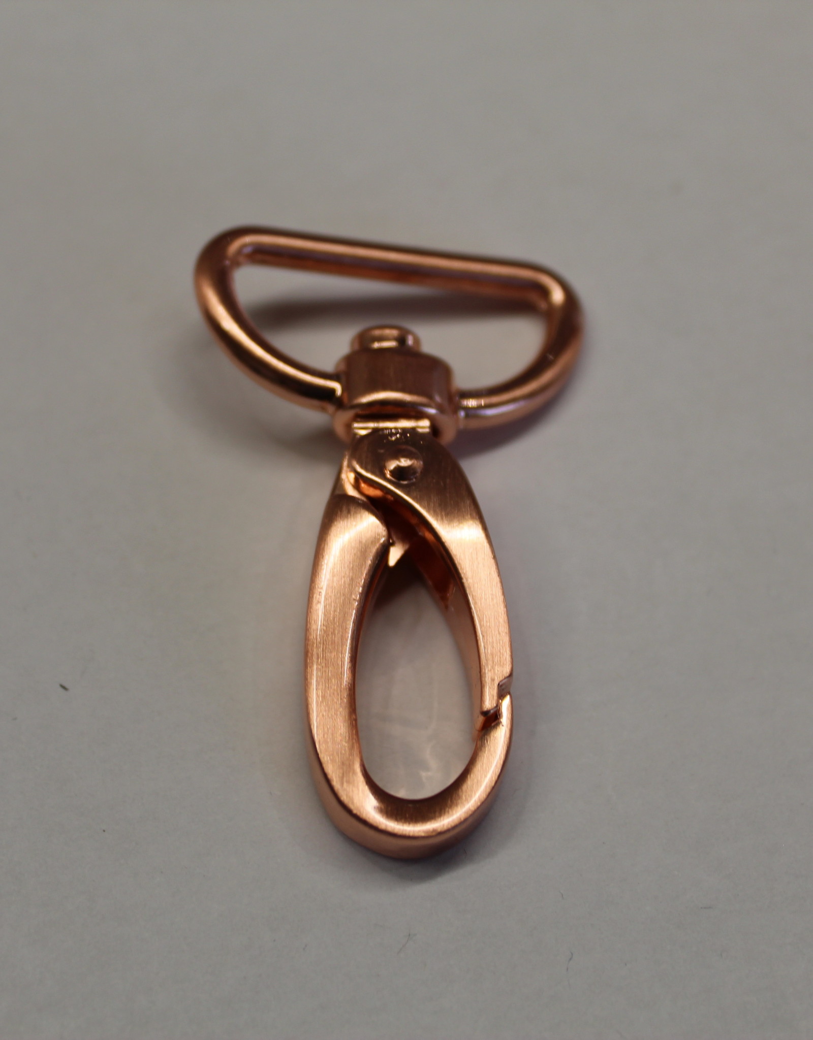 Karabijnhaak 40mm koper roségoud  - per stuk