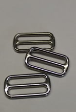 Schuifgesp 25mm zilver  - per stuk