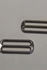 Schuifgesp 40mm zilver  - per stuk