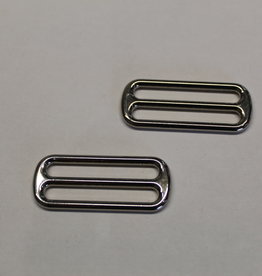 Schuifgesp 40mm zilver  - per stuk