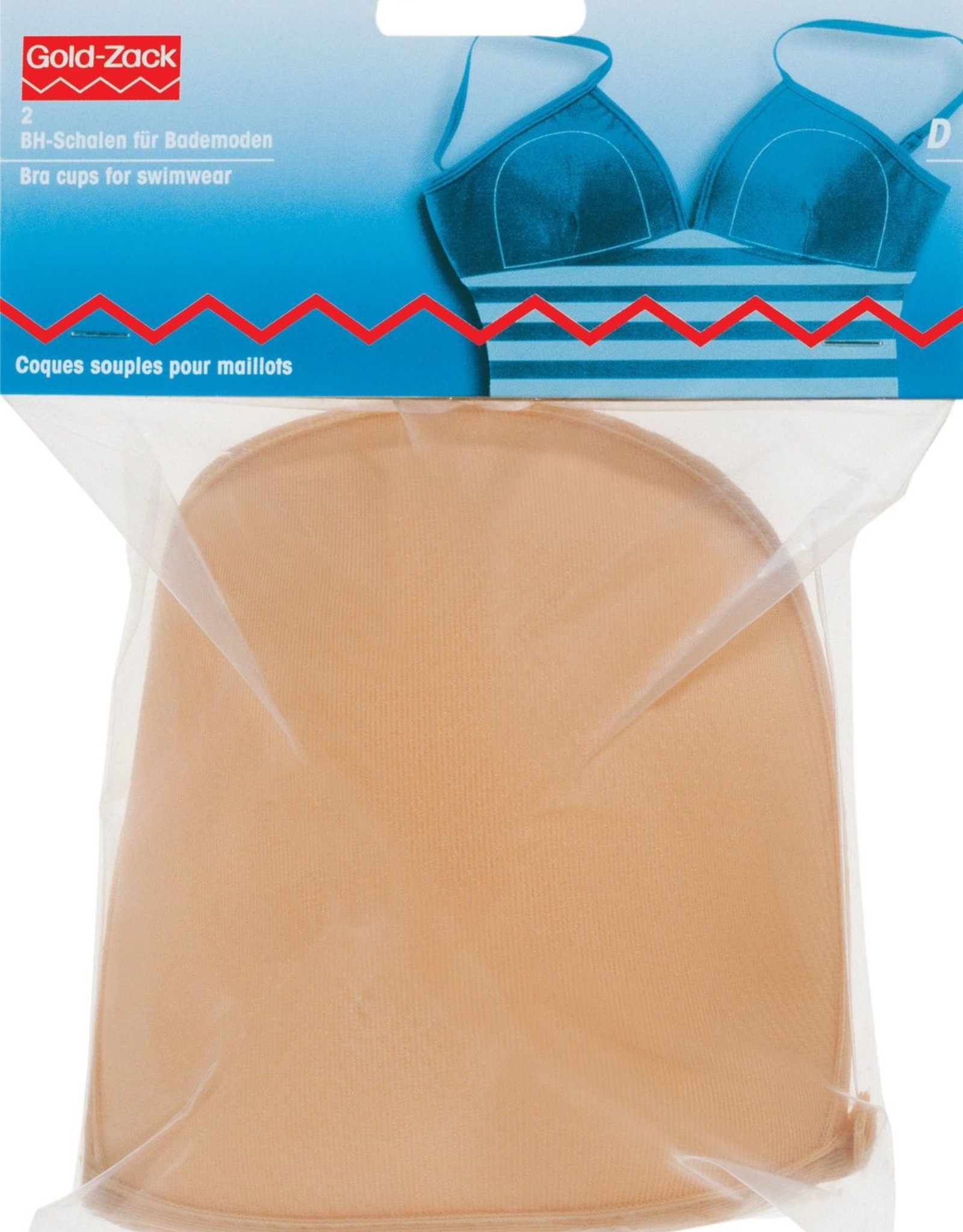 Prym - BH-inlegcups voor badkledij huidskleurig maat D - 992 323