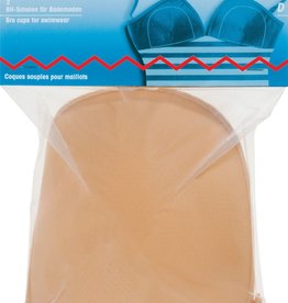 Prym - BH-inlegcups voor badkledij huidskleurig maat D - 992 323