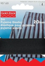 Prym Prym - pyjama elastiek zwart 20mm - 957 651