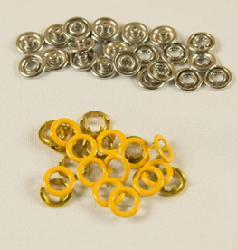 Navulling jersey drukknopen geel 11mm