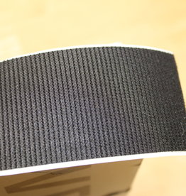 Klittenband plakbare velcro PADDENSTOEL 50mm zwart