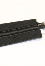 Elastiek met touw zwart 40mm