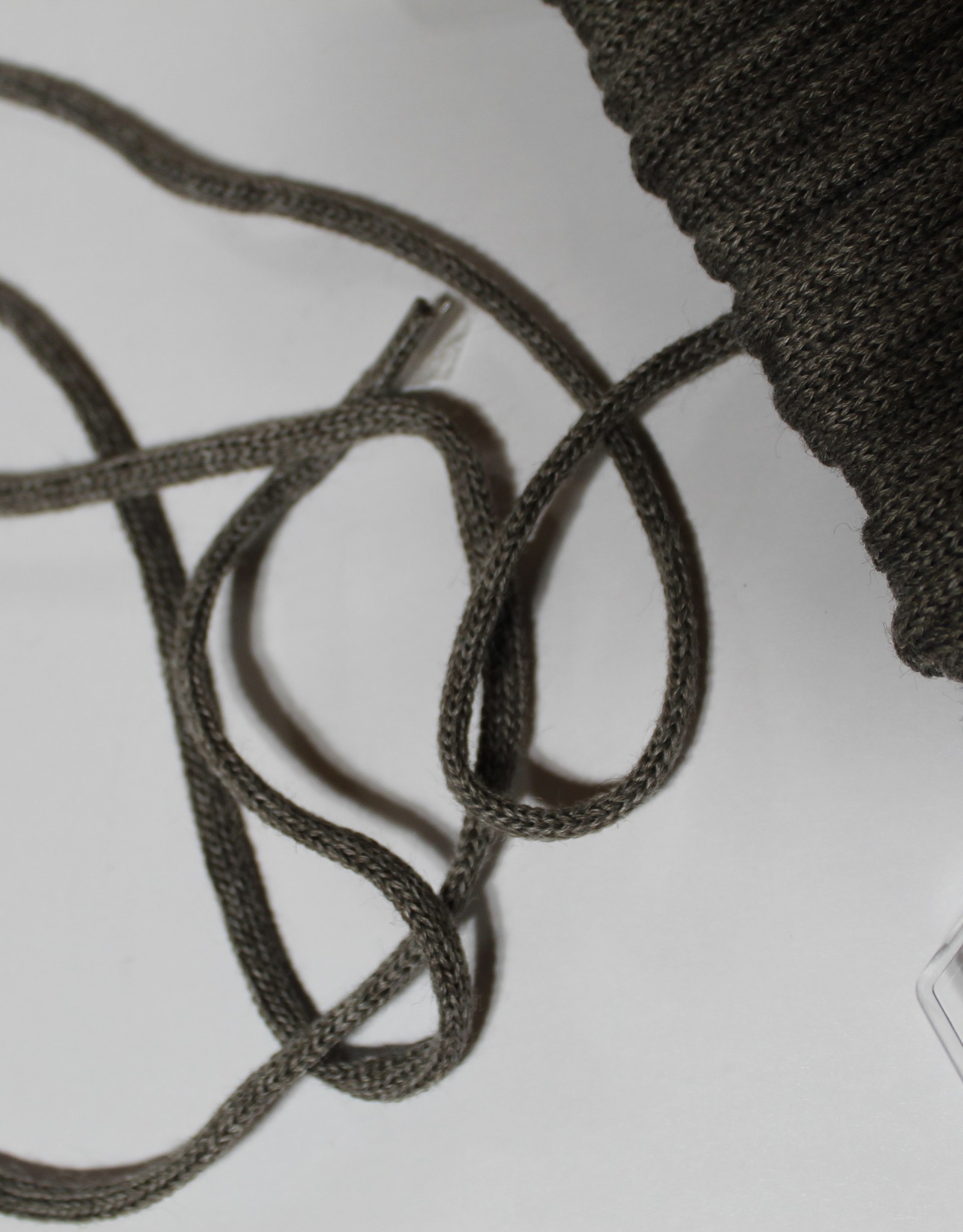 Ronde veter koord 5mm molgrijs