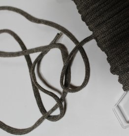 Ronde veter koord 5mm molgrijs