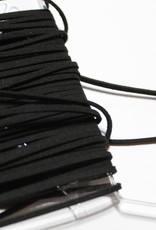 Imitatie lederen band 3mm zwart col.990 Imitatie lederen band 3mm zwart col.990