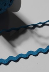 Zig Zag lint turquoise 9mm