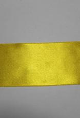Dubbelzijdig satijnlint 50mm geel col.645