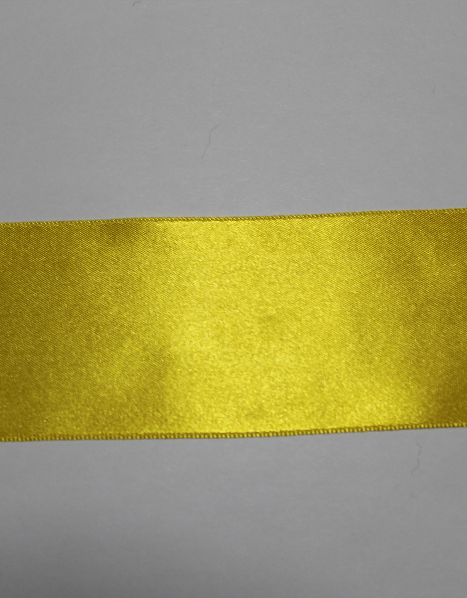 Dubbelzijdig satijnlint 50mm geel col.645