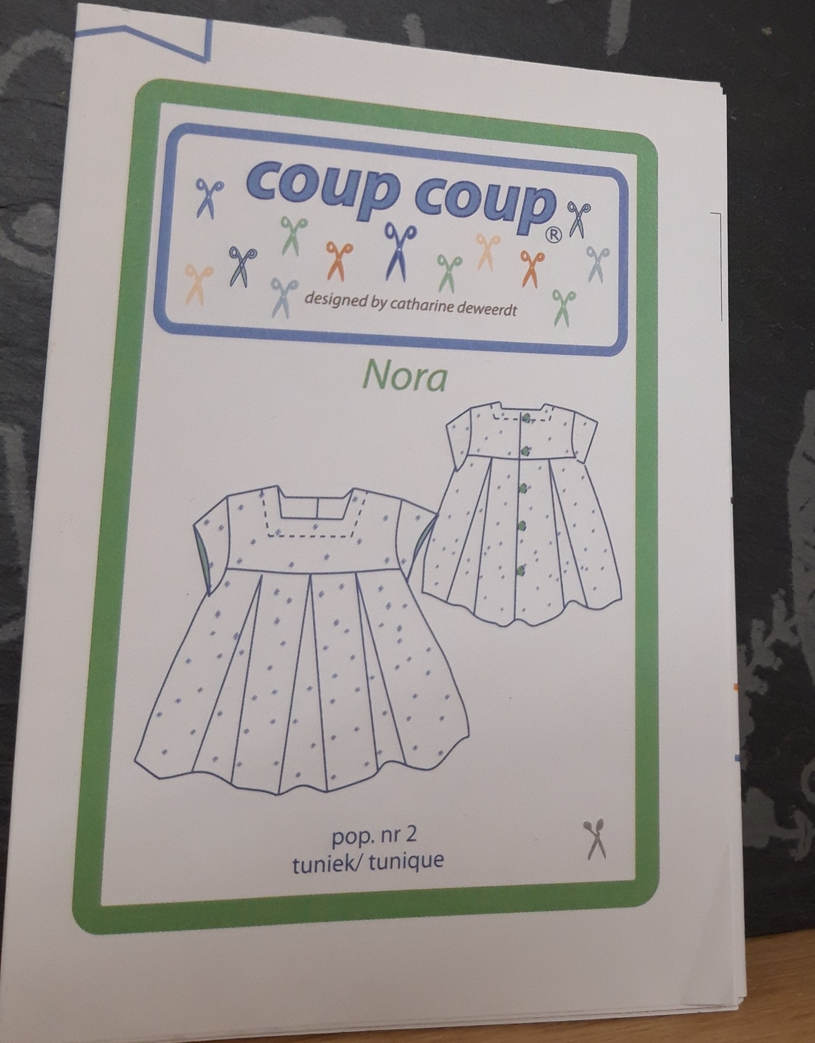 coup coup Nora tuniek voor pop nr 2 - coup coup