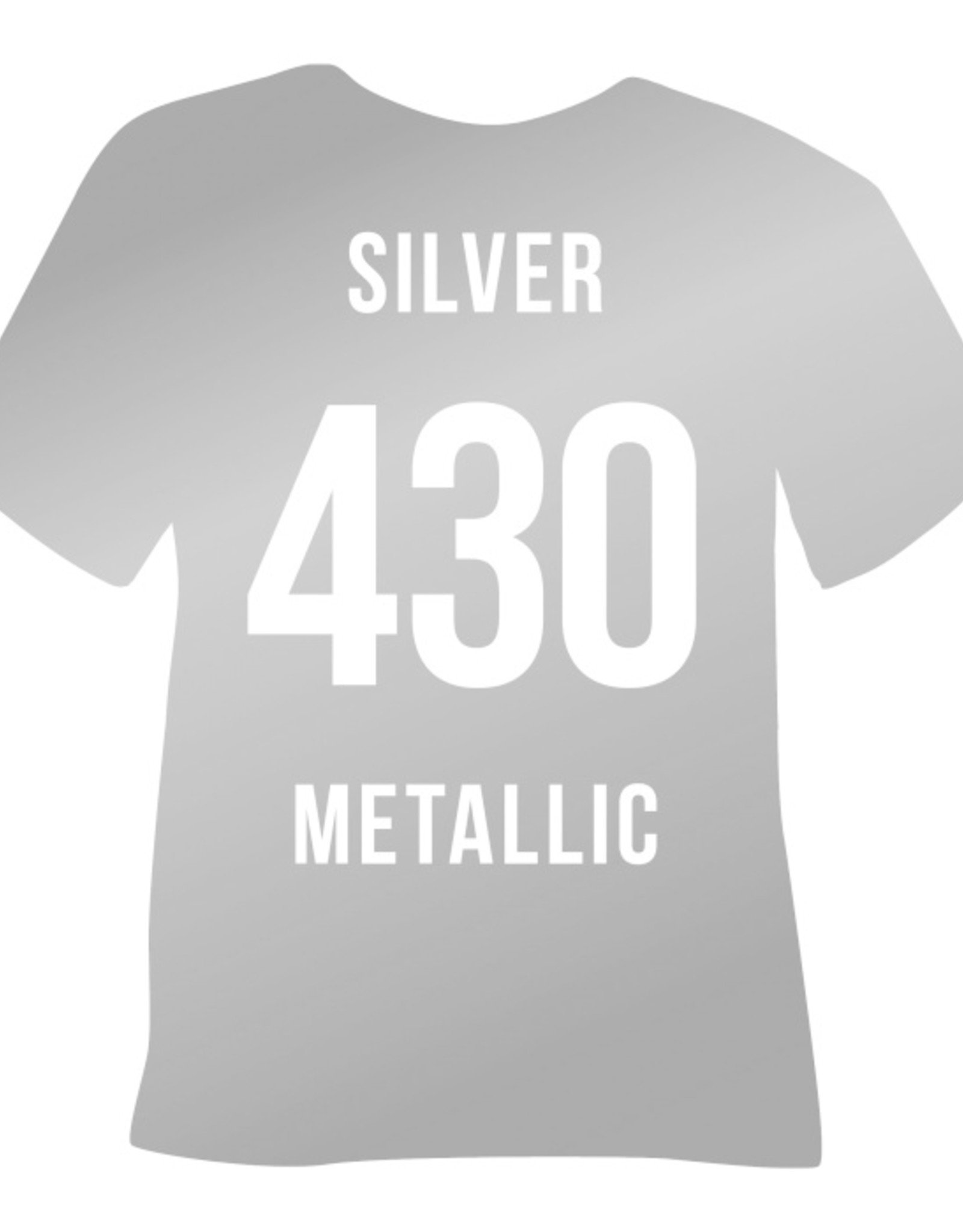 Premium flex Poli flex 430 - Silver Metallic