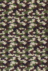 COUPON Flannel plaid winter flannel groen 130X140CM
