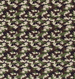 COUPON Flannel plaid winter flannel groen 130X140CM