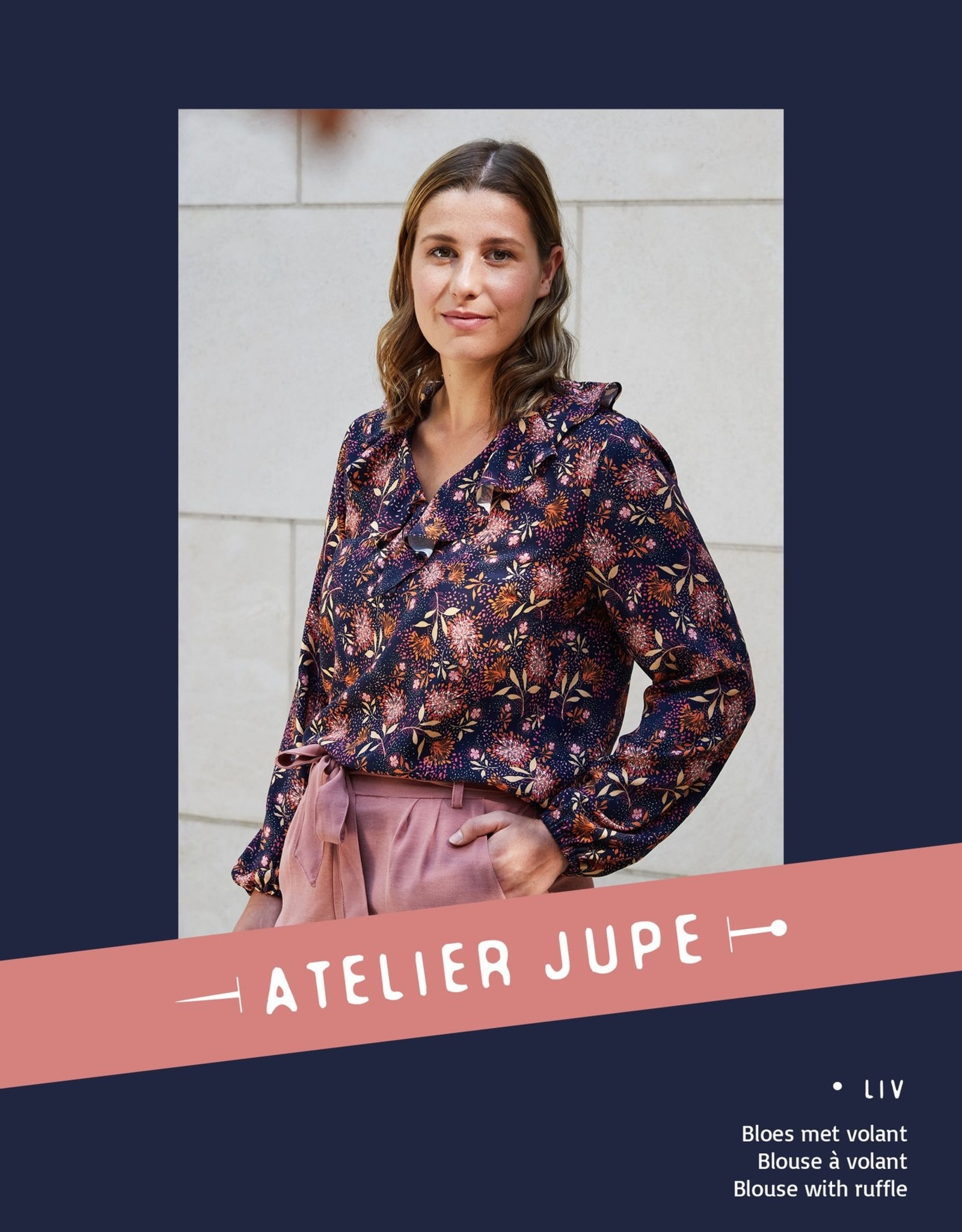 Liv blouse met volant - Atelier Jupe