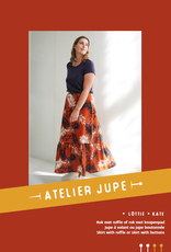Lottie rok met ruffle & Kate rok met knopenpad - Atelier Jupe