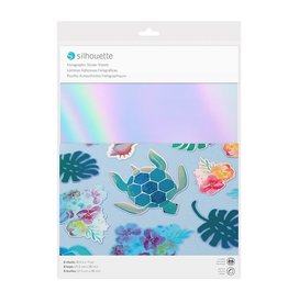 Silhouette holografisch sticker papier