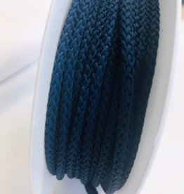 Anorakkoord licht elastisch 4.5mm marine blauw