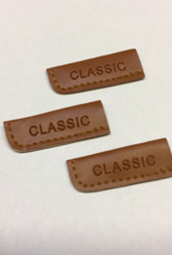 Cognac lederen koordeind CLASSIC large