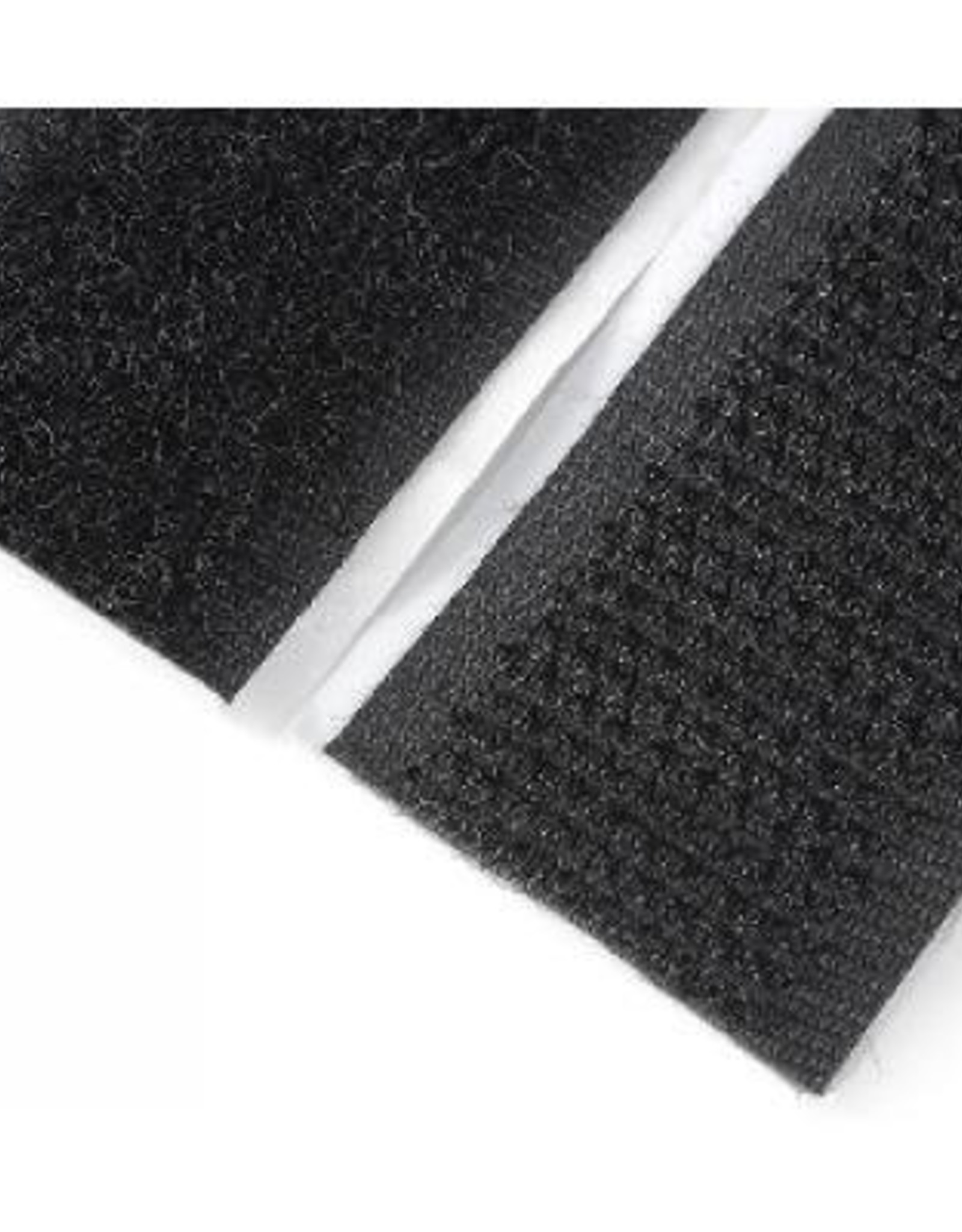 Klittenband naaibare velcro velours 20mm zwart