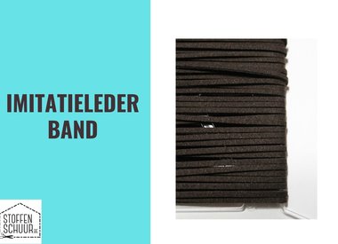 Imitatieleder band