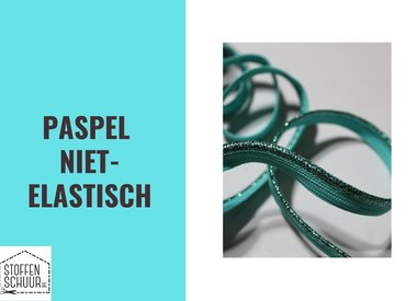 Paspel niet-elastisch