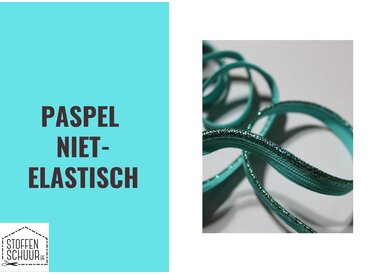 Paspel niet-elastisch